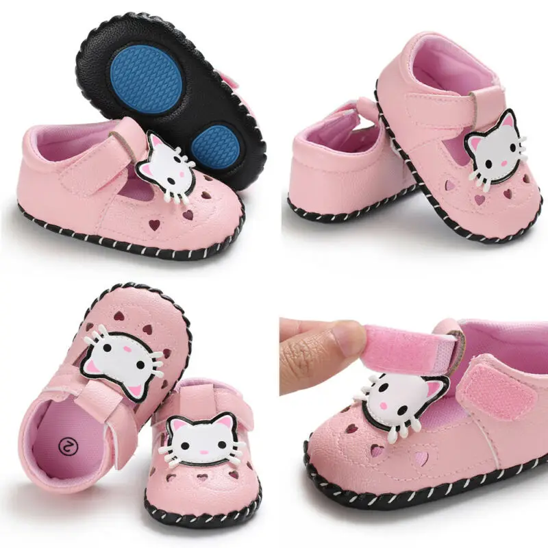 Милая мягкая прогулочная обувь с рисунком для малышей Нескользящая