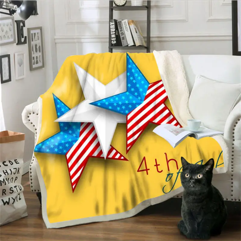 Рождественские украшения для дома с капюшоном одеяло Пляжный Пейзаж узор хлопок