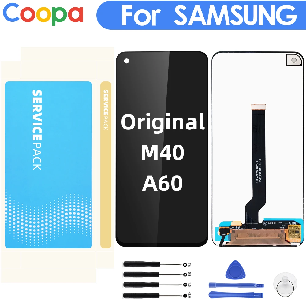 Оригинальный ЖК-дисплей 6 3 дюйма для Samsung Galaxy M40 A606F/DS A6060 дисплей сенсорный экран