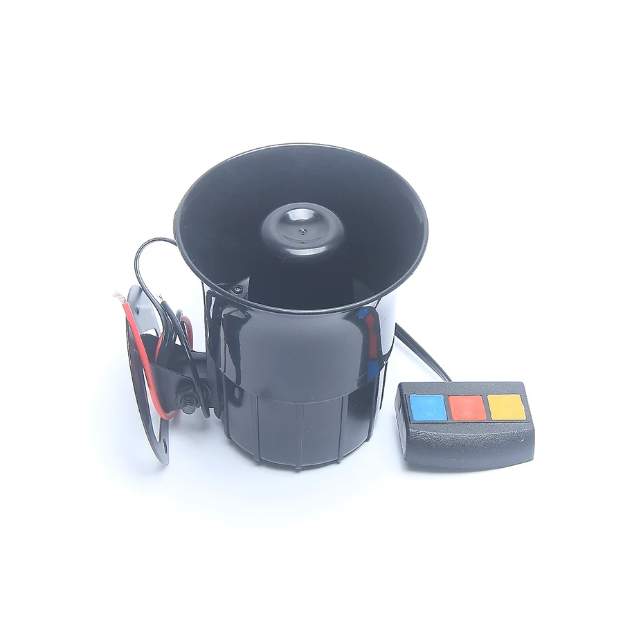 12V 30 Вт Авто Мото 3 многотональная микрофон сирена 110db Динамик сигнализации
