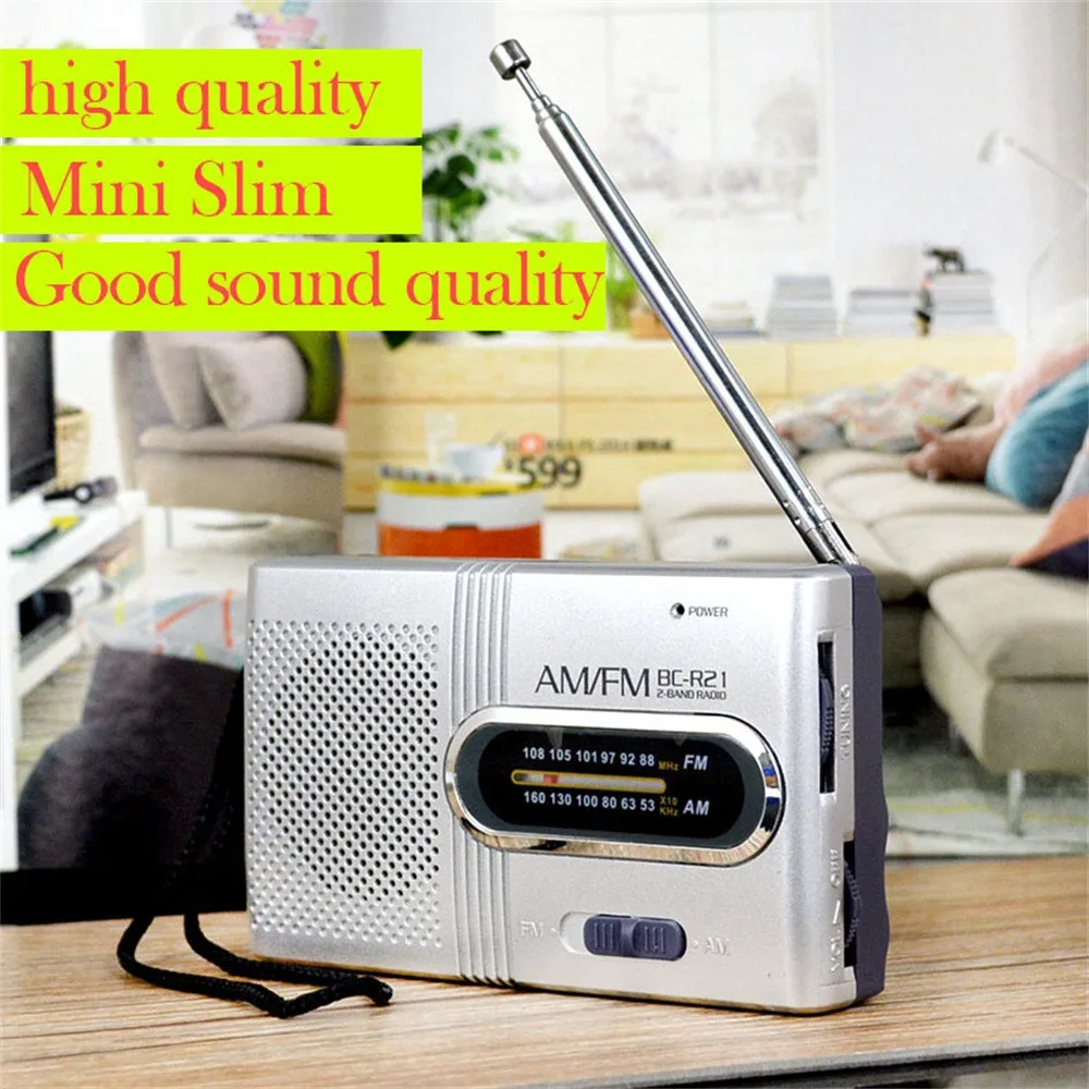 top selling product in 2020 Mini Portable Pocket AM/FM Telescopic Antenna Battery Powered Radio Receiver Wholesale Dropshipping |