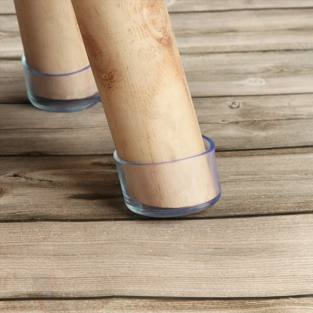 4 шт./компл. крышки для ног стола силиконовые Нескользящие подушечки ножки мебели - Фото №1