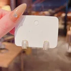 Женские полукруглые серьги-гвоздики, серебро 925 пробы