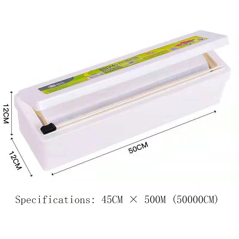 45cm X 500m 1 рулон 30 см вакуумная пленка для сохранения свежести упаковочная пленка для хранения пищевых продуктов сохраняющая свежесть Нетоксичная упаковочная сумка кухонные инструменты - Цвет: 45cm X 500m
