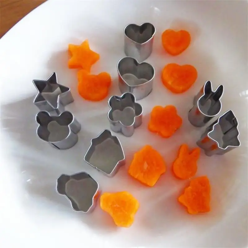 10 шт./компл. резак для фруктов коробка Ежик дизайн мини из нержавеющей стали