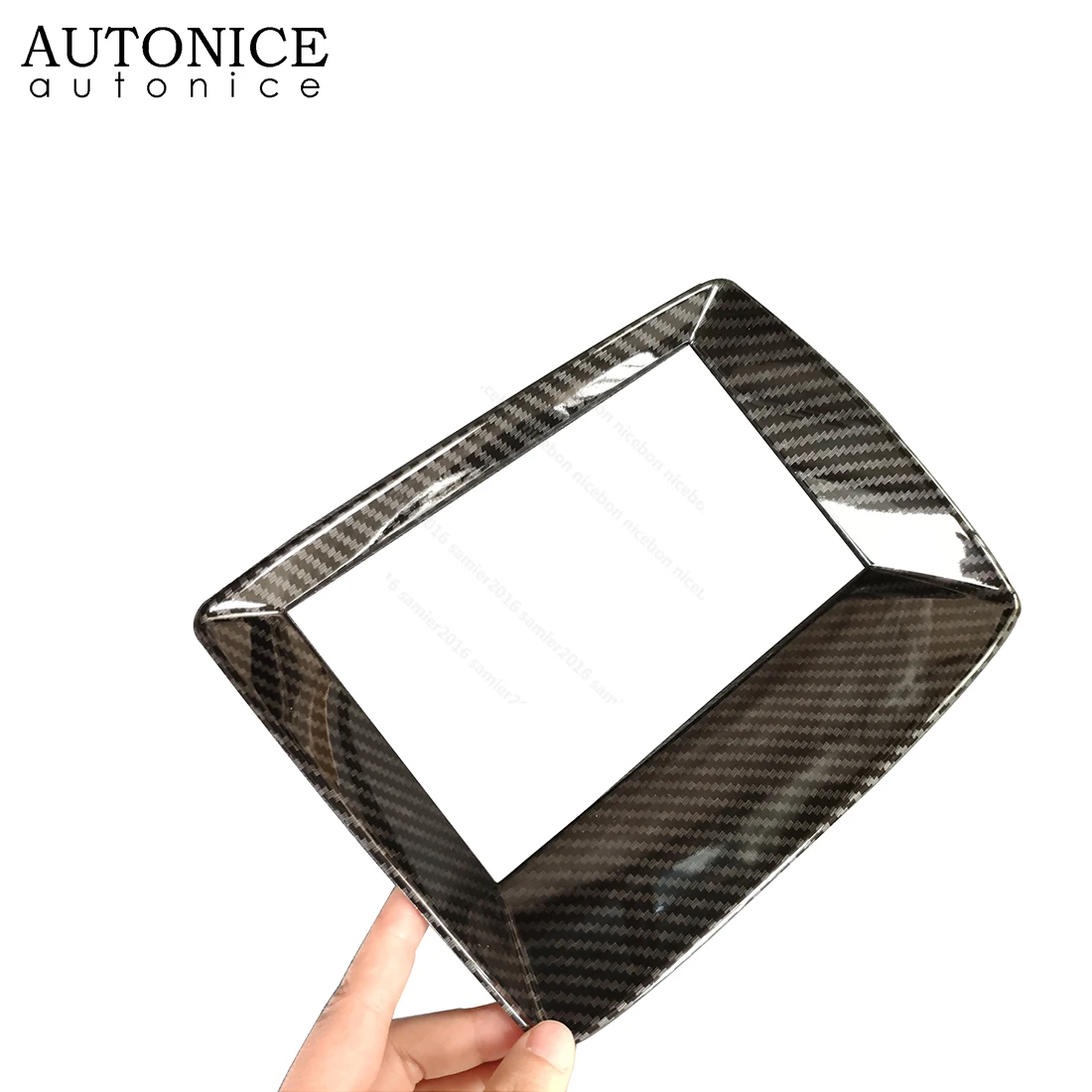 Цветная внутренняя Центральная рамка навигации из углеродного волокна чехол