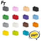 20шт мелкие частицы 3004 высокий кирпич 1x2 строительные блоки детали сделай сам совместимые с креативными подарочными блоками замок игрушки