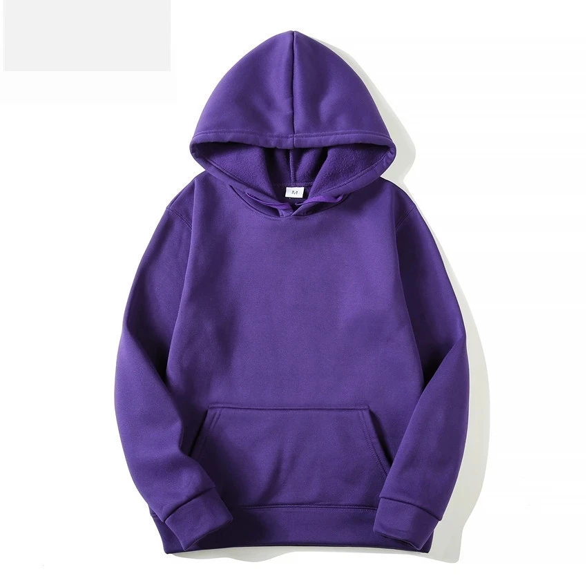 

2020 Brand Men's Hoodies Sweatshirts Leisure Pullover for Male Solid Color Long Sleeve Hoodie Sweatshirt