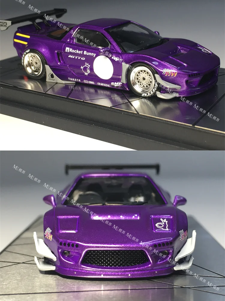 Модель автомобиля 1:64 HONDA NSX(NA) V2 из сплава металлические игрушки для детей подарок