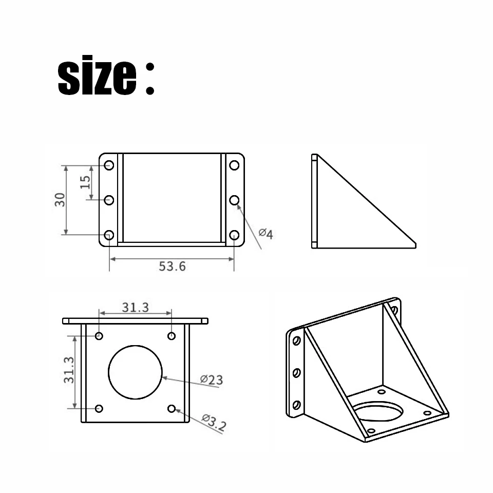 Экструдер Titan для V6 Hotend J-head монтажный кронштейн 1 75 мм детали 3D-принтера без