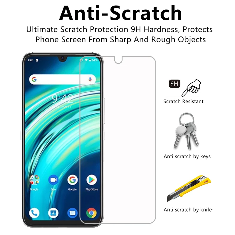 2pcs Tempered Glass for Umidigi Bison GT Screen Protector Protective Film For Umidigi A11 S5 A5 A7 Pro A7S Umi A9 Pro Max