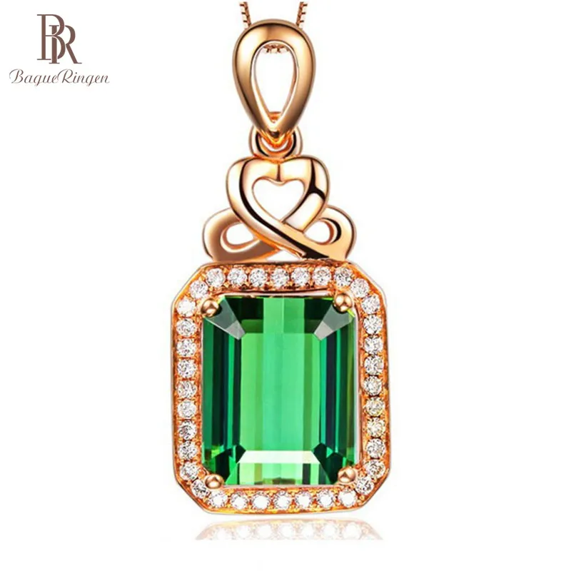 Bague Ringen, роскошное Изумрудное серебро 925, ювелирное изделие, элегантное ожерелье с драгоценным камнем для женщин, зеленый цвет, розовое золото, Подарок на годовщину