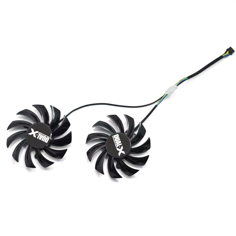 Видеокарта Zotac GTX660Ti GTX650Ti Boost 75 мм FD7010H12S 4PIN 12 В для видеокарты Sapphire Dual-X HD7850 1G GDDR5 HD 7850