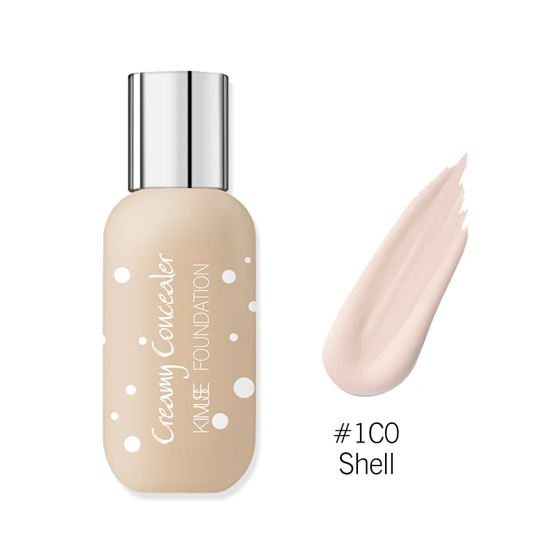 1C0 KIMUSE 24H Pro-Matte power износостойкая основа для макияжа maquiagem Профессиональный жидкий консилер водостойкий натуральный бренд - Цвет: 1C0
