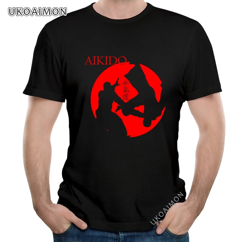 

New Arrival Aikido Unique Pure Cotton Tee Shirt Fitted Printing TShirts Fashionable Cotton T Shirt Unisex
