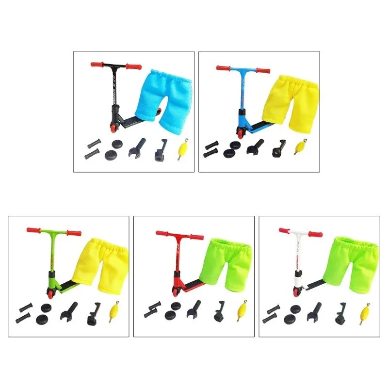 Mini Alloy Finger Scooter Model Set Interactive Toy Novelty Sensory Acti | Игрушки и хобби