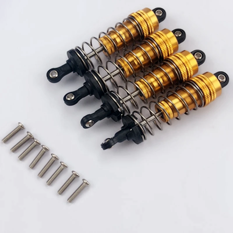 

2Pc Metal Shock Absorber Damper Yellow & 1set for WLtoys 144001 1/14 Metal Central Drive Shaft Reduction Gear Motor Gear