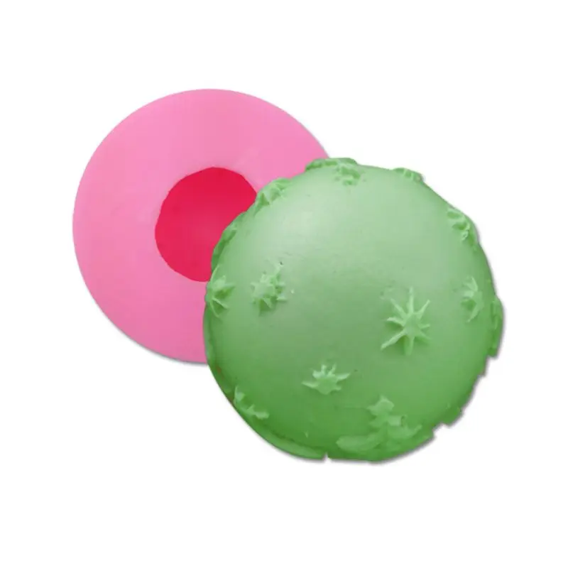 3D Рождественский шар силиконовая свеча мыло сделай сам помадка торт украшение