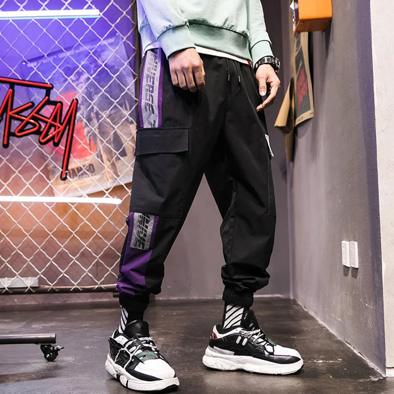 

Japanese Streetwear Mens Pants Hip Hop Leisure Daily Sweatpants Joggers Skateboard Pants Fashion Mens Clothing Comfortable Loose