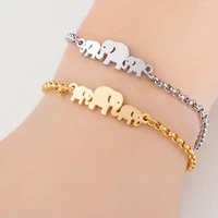 elephant bracelet bracelet infinity knot chain bangles animal chain link jewelry stainless steel for women gift accessories