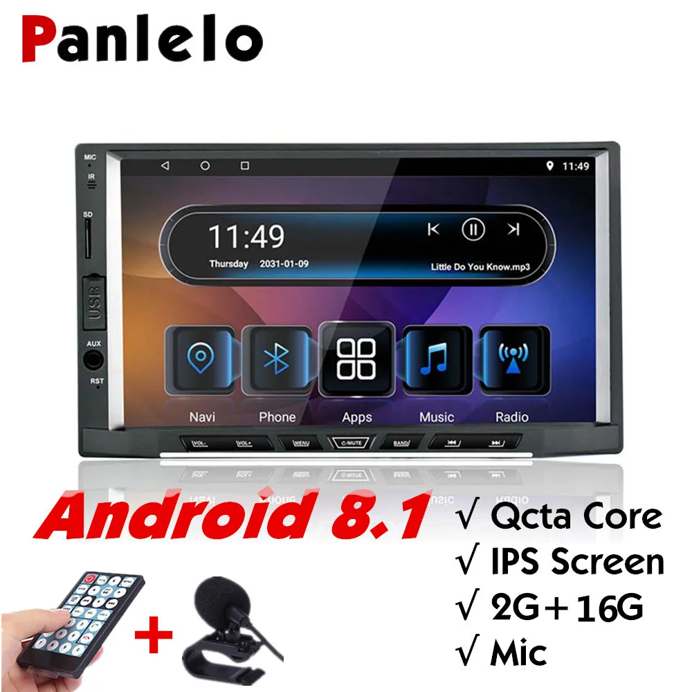 Автомагнитола Panlelo S15 2din android 8 1 Восьмиядерный процессор GPS радио 2 грамма HD IPS экран