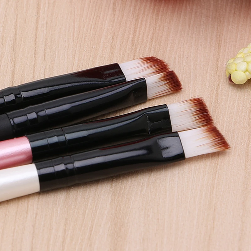 Красивая угловая кисть для бровей подводка глаз тени век инструмент макияжа |