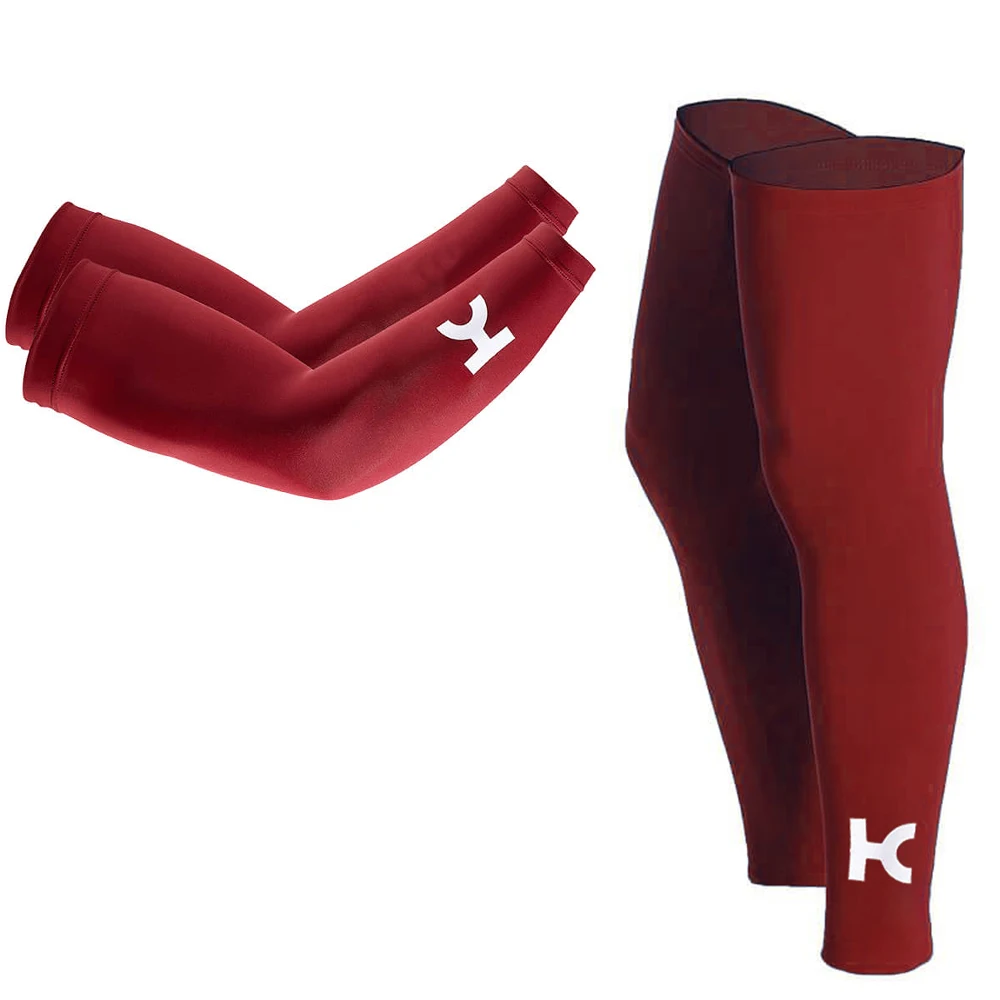 

Quick Team Cosmic Leg Warmers Multicolor UV tection Cycling Arm Warmer Breathable Bicycle Running Racing MTB Bike Leg Sleeve
