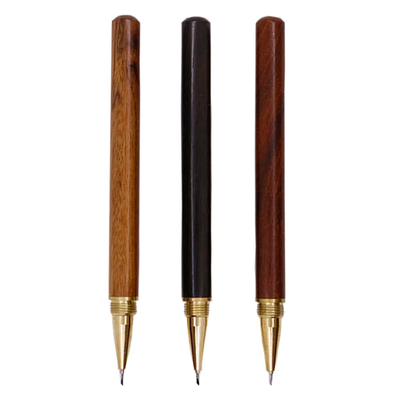 

Pen-style hand-carved knife stickers hand account paper knife wooden handle small knife tip pen knife dual-use gel pen