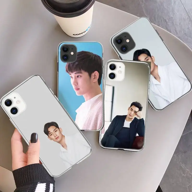 

Kim Soo Hyun Korean actors Phone Case Transparent soft For iphone 12 11 13 7 8 6 s plus x xs xr pro max mini