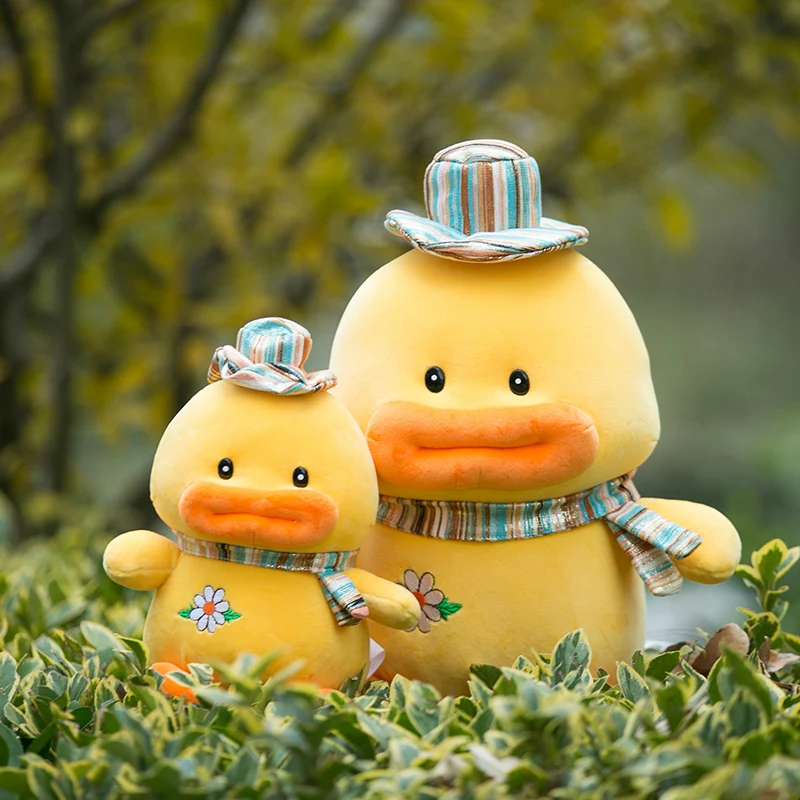 

22-50CM Cute Big Mouth Yellow Duck Plush Toy Cartoon Duck Doll Soft Pillow Kids Girls Birthday Gifts Children Xmas Gift