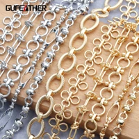 gufeather c145diy chainrhodium plated18k gold plated0 3 micronshand madecharmsjewelry makingdiy bracelet necklace1mlot
