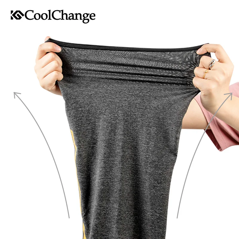 CoolChange Летний велосипедный шарф на открытом воздухе, спортивная повязка с защитой от УФ-лучей, ледяная ткань, велосипедная головная повязка, маска на шею и лицо, велосипедная бандана, головная повязка.