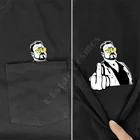 Мужская и женская футболка PLstar Cosmos, летняя черная хлопковая Футболка с принтом Mark It Zero