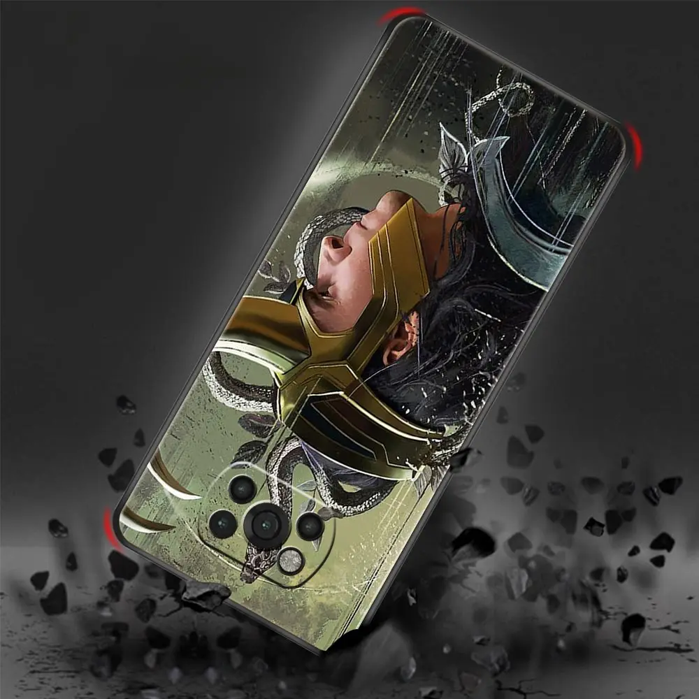 Чехол с супергероями Marvel Loki для Xiaomi Poco X3 NFC M3 Pocophone F1 F3 GT M4 Redmi Note 9S 10 Pro Mi 11 Lite