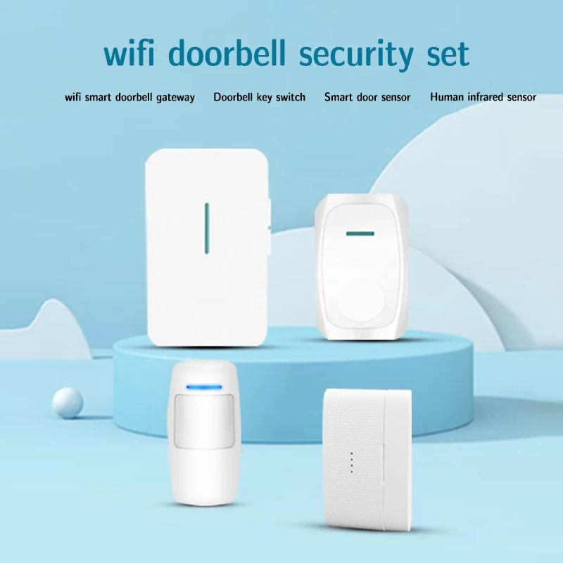 Умный дверной звонок eWeLink с Wi-Fi легкая установка дистанционное управление через