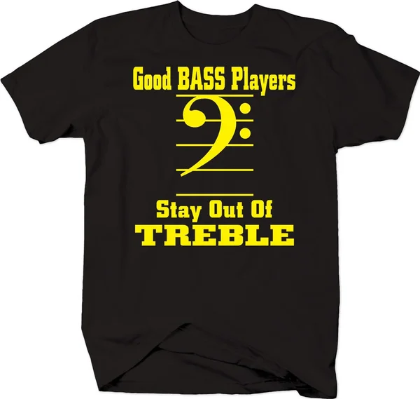 

Хорошая басовый игроков держаться подальше от ВЧ Punny музыка шутка футболка для Для мужчин