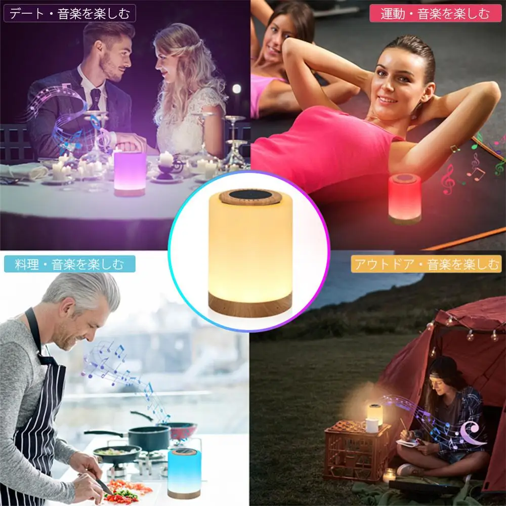 Цветная(RGB) светодиодный ночной Светильник для создания уютной атмосферы лампа сенсорный Сенсор Настольная лампа с зарядкой 3-х уровневый Яркость прикроватная лампа