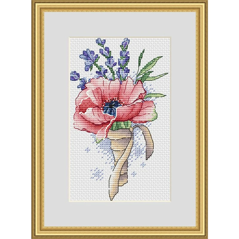 

ZZ4078 For Needlework Kit NOT PRINTED Cross stich Painting Set Cross Stitch Kits Cross-stitch Embroidery Set Stitch Kits Cross