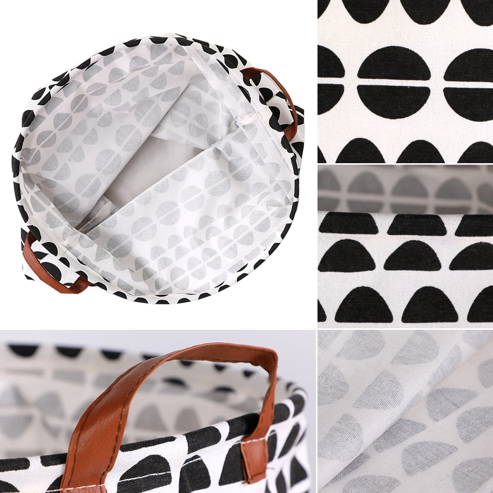 

1PC Foldable Laundry Basket Large Capacity Laundry Hamper Dirty Clothes Storage Organizer Bucket Homehold Storage Bag