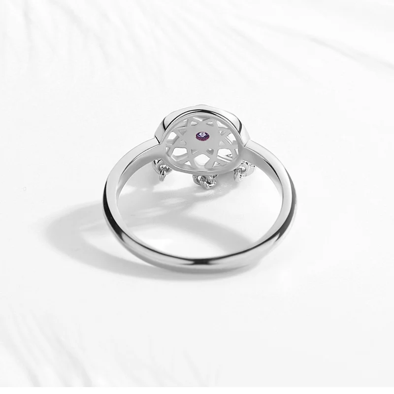 Женское кольцо с подвеской ловец снов из серебра 925 пробы|Кольца| |