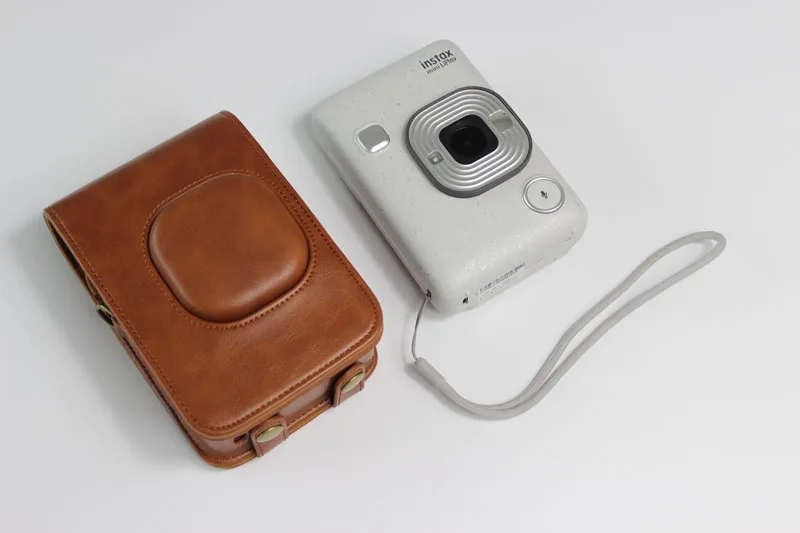 Чехол-сумка для камеры FUJIFILM instax mini LiPlay из искусственной кожи, винтажный плечевой ремень, защитный чехол для камеры