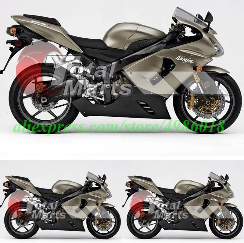 

New ABS Motorcycle Whole Fairings Kit Fit for kawasaki Ninja ZX6R 636 2005 2006 05 06 6R ZX-6R Bodywork set matte