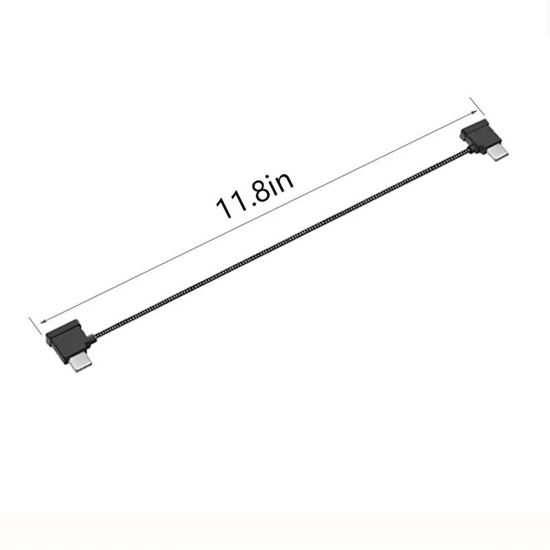Nylon Braided USB Data Cable for DJI Mavic Air 2 Remote Control USB-C to iOS/Android/Type-C Transmission Drone Part | Электроника