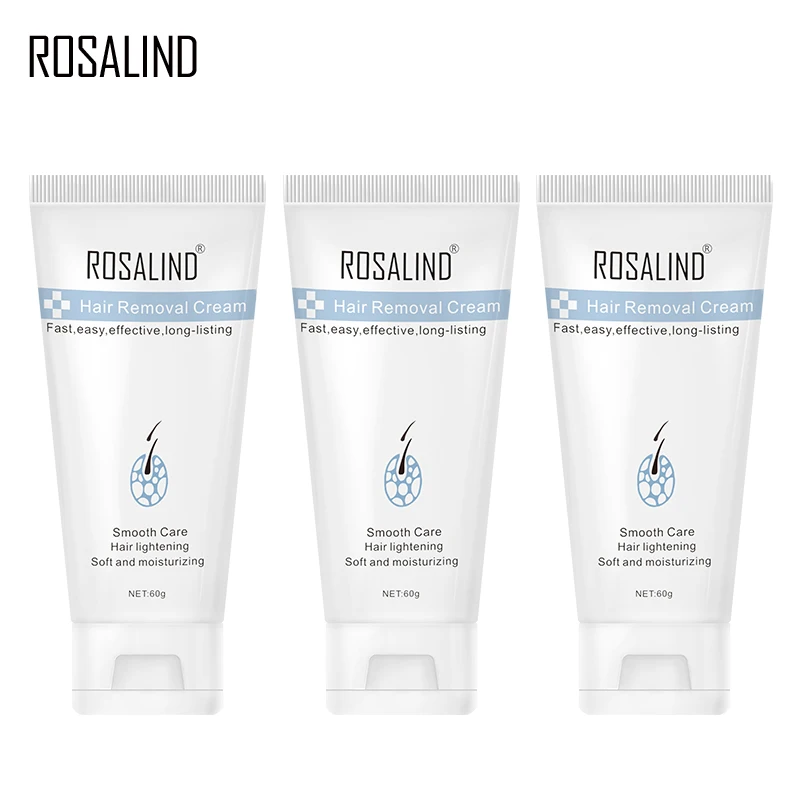 Крем для удаления волос ROSALIND безболезненный эффективный депилятор подмышек рук