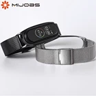 Ремешок для Mi Band 4 5 браслет для Mi Band 5 Mi Band 3 металлические ремешки для Xiaomi Correas NFC Opaska Pulseira для Xiomi