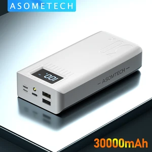 power bank 30000mah portable charger poverbank with flashlight external battery powerbank for iphone xiaomi samsung huawei free global shipping