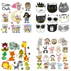 Нашивки для одежды наклейки Утюг на переводные наклейки Единорог цветы наклейка DIY теплопередача Parches печать на толстовках джинсы рюкзак