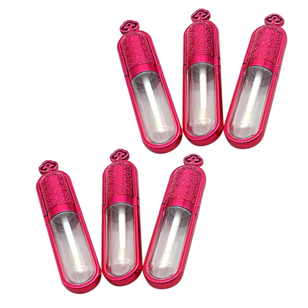 3 мл 6 шт. пустые тюбики для блеска губ изысканный контейнер глазурованные