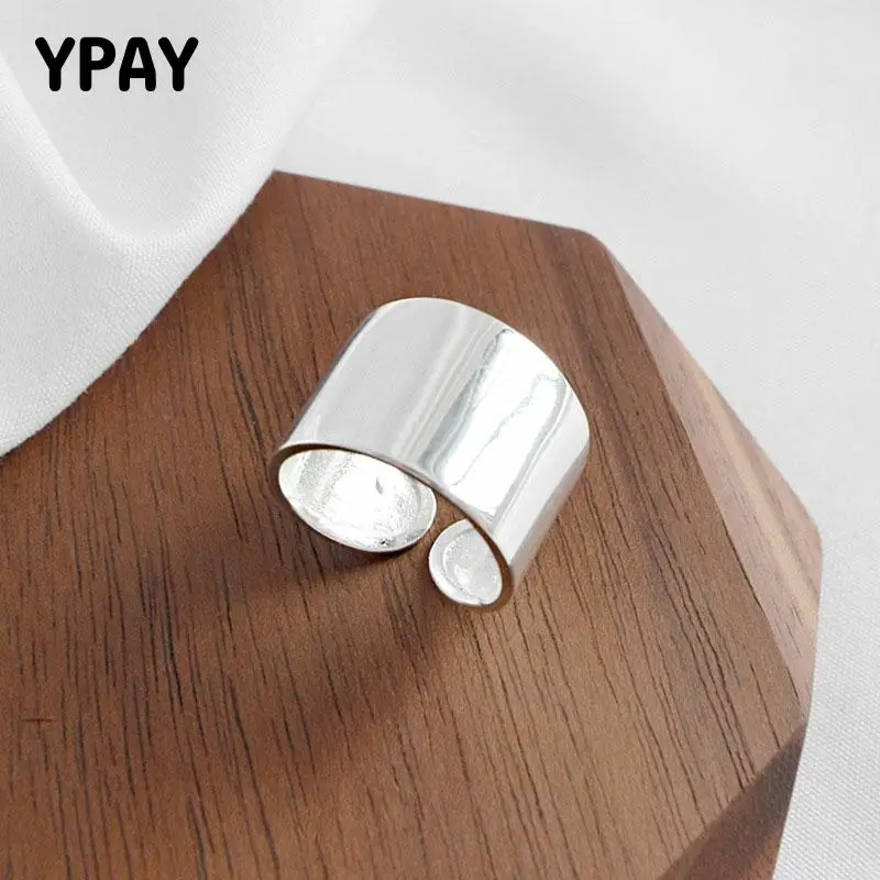 Женское Открытое кольцо YPAY кольца для крупных пальцев в стиле панк из чистого