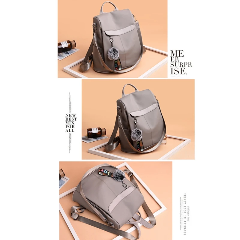 Waterproof Casual Women's Backpack Anti-Theft Outdoor Leisure Teen Girl Schoolbag | Багаж и сумки